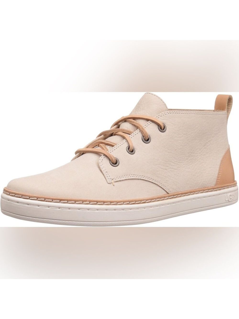 UGG Kallisto Sneakers High Top in Cream Leather, size 8